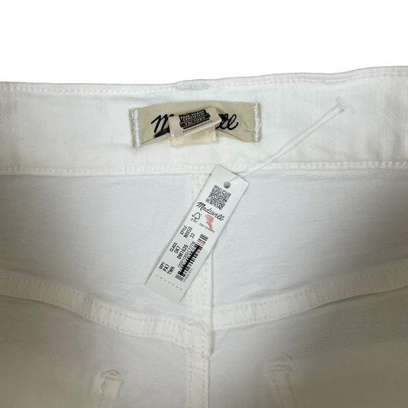 Madewell The Perfect Vintage Straight Jean Tile White Size 32 - Picture 4 of 7